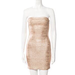 COPY - Gold Bandage Dress